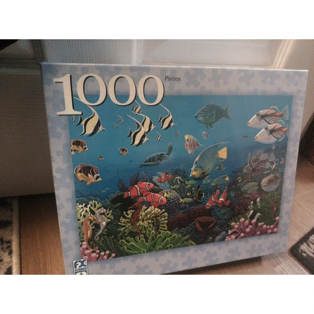 FX Schmid 1000 Piece Jigsaw Puzzle Wonders Of The Sea 2006 No.78201  20x27in New